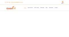 Desktop Screenshot of goldenit.com.br